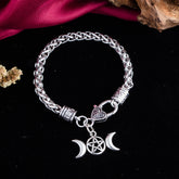 Triquetra Trinity Pendant Bracelet Wiccan